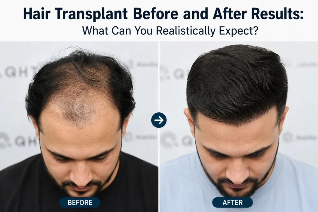 Hair Transplant Before and After Results: What Can You Realistically Expect?