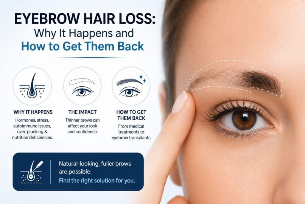 Eyebrow hair loss: why it happens and how to get them back