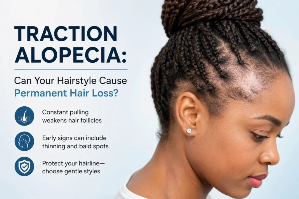 Traction Alopecia: Can Your Hairstyle Cause Permanent Hair Loss?