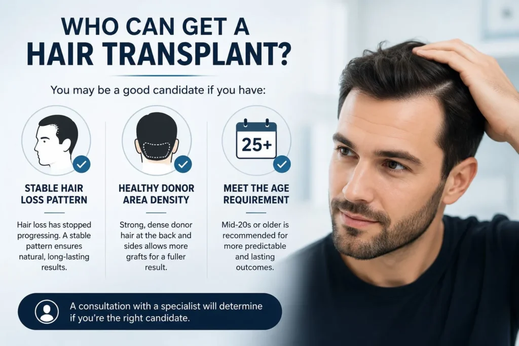 Who can get a hair transplant?