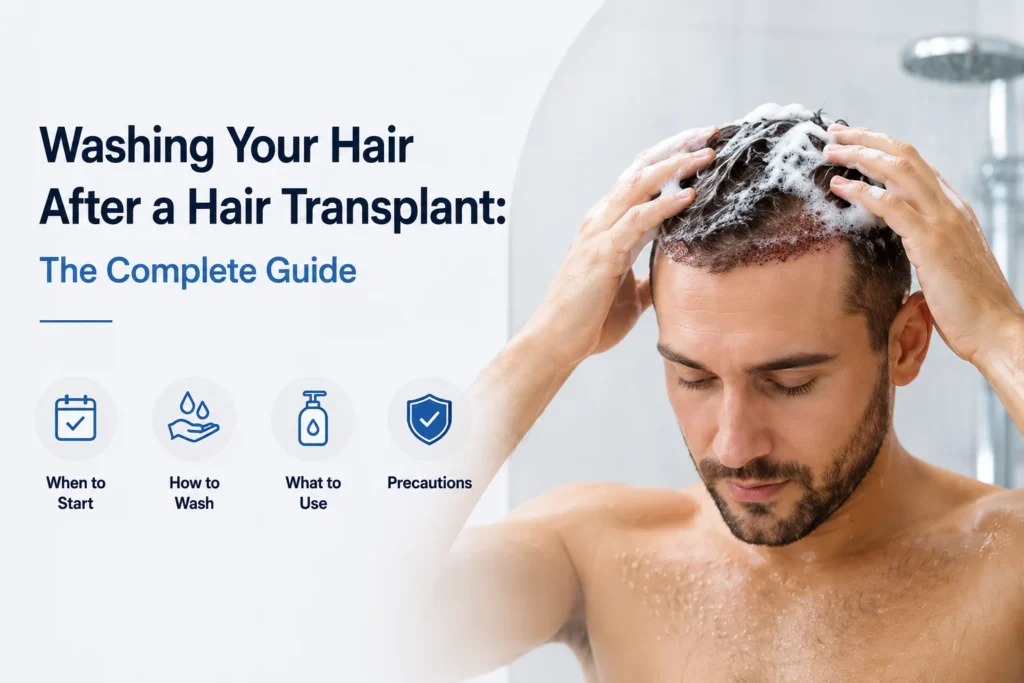 Washing Your Hair After a Hair Transplant: The Complete Guide