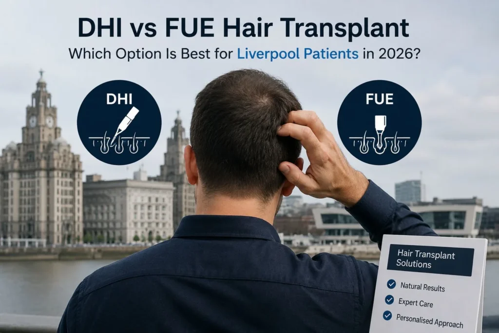 DHI vs FUE Hair Transplant: Which Option Is Best for Liverpool Patients in 2026?