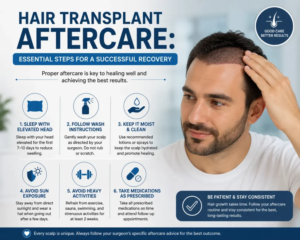 Hair Transplant Aftercare: Essential Steps for a Successful Recovery