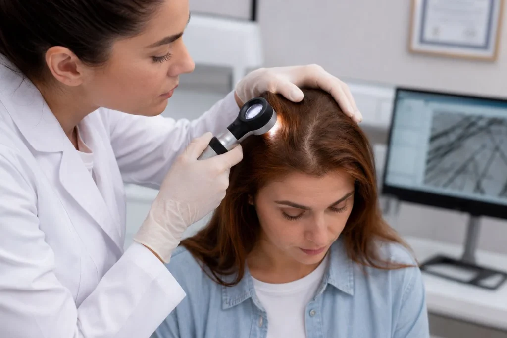 Female Hair Loss Diagnosed