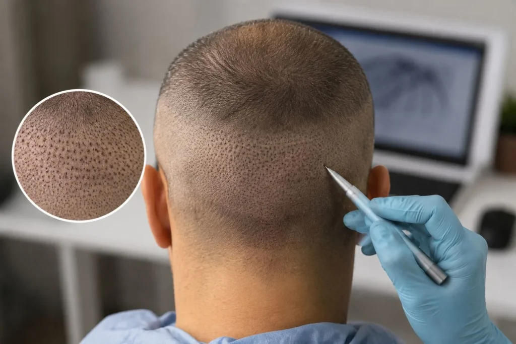 FUE Hair Transplant Scars
