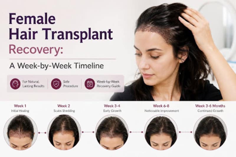 Female Hair Transplant Recovery: A Week-by-Week Timeline