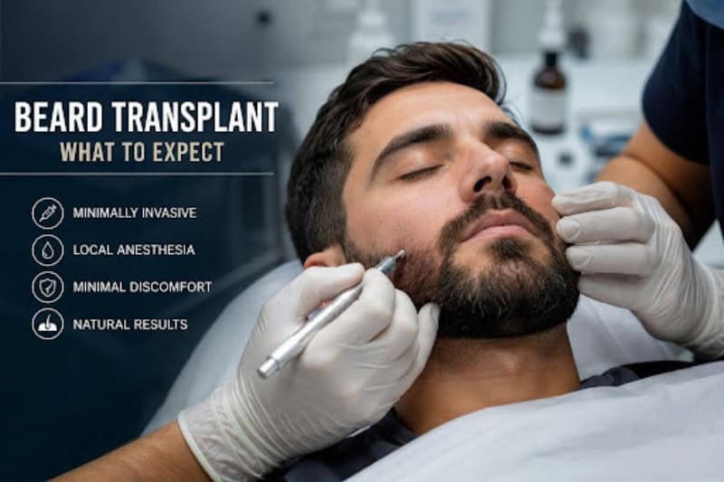 Is a Beard Transplant Painful? What to Expect During and After