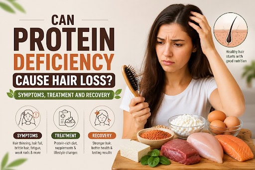 Can Protein Deficiency Cause Hair Loss? Symptoms, Treatment and Recovery