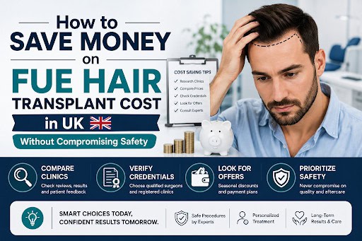 How to Save Money on FUE Hair Transplant Cost in UK Without Compromising Safety