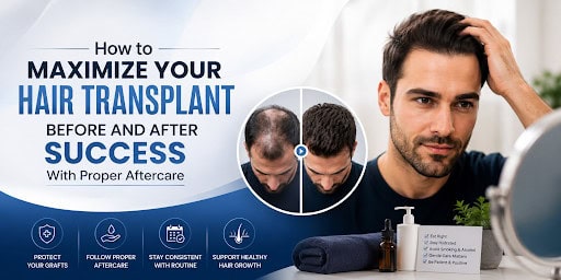 How to Maximize Your Hair Transplant Before and After Success With Proper Aftercare