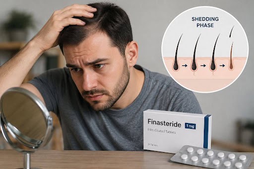 Can Finasteride Cause Hair Loss? Understanding the Shedding Phase