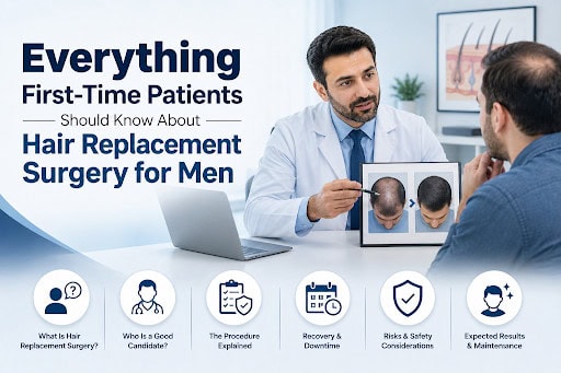 Everything First-Time Patients Should Know About Hair Replacement Surgery for Men