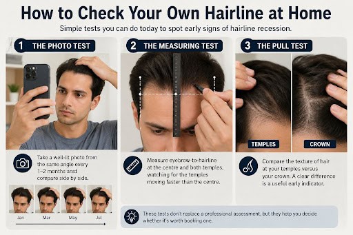 hairline at home