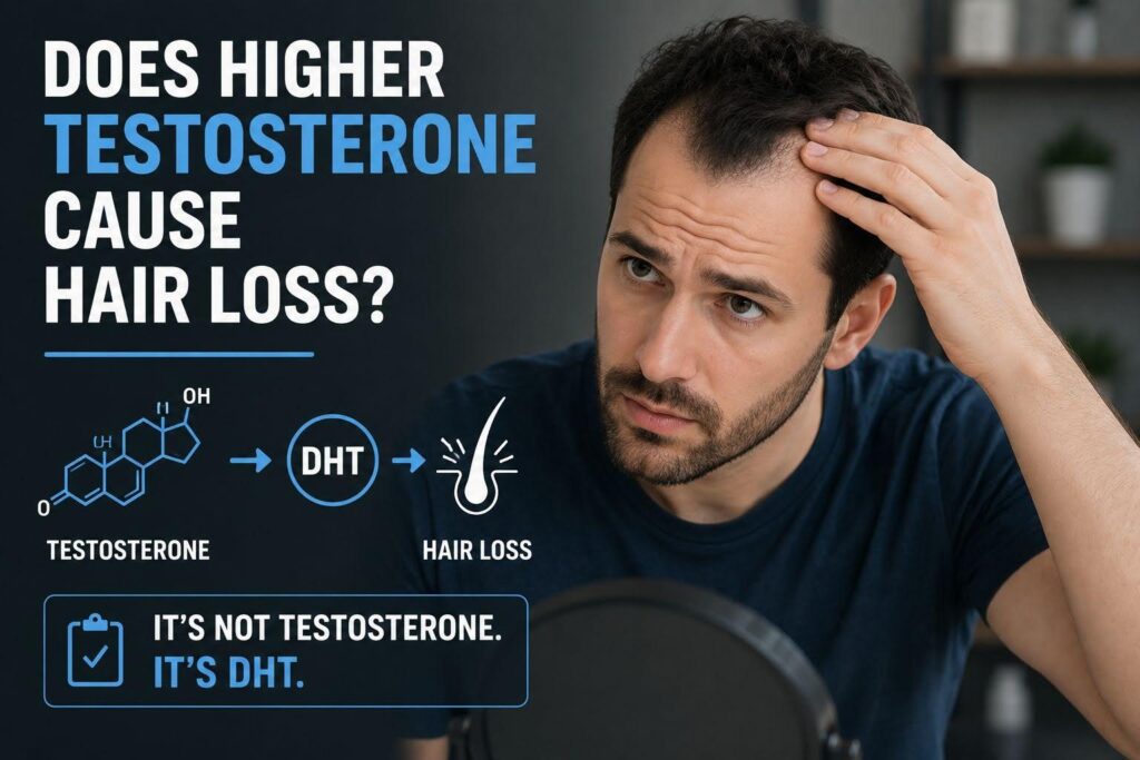 Does Higher Testosterone Cause Hair Loss?