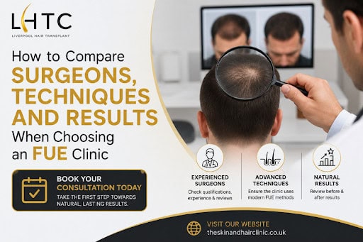 How to Compare Surgeons, Techniques and Results When Choosing an FUE Clinic